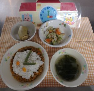 時の記念日ランチ(調理室)