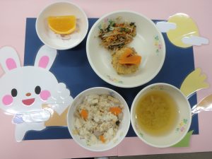 お月見献立(調理室)