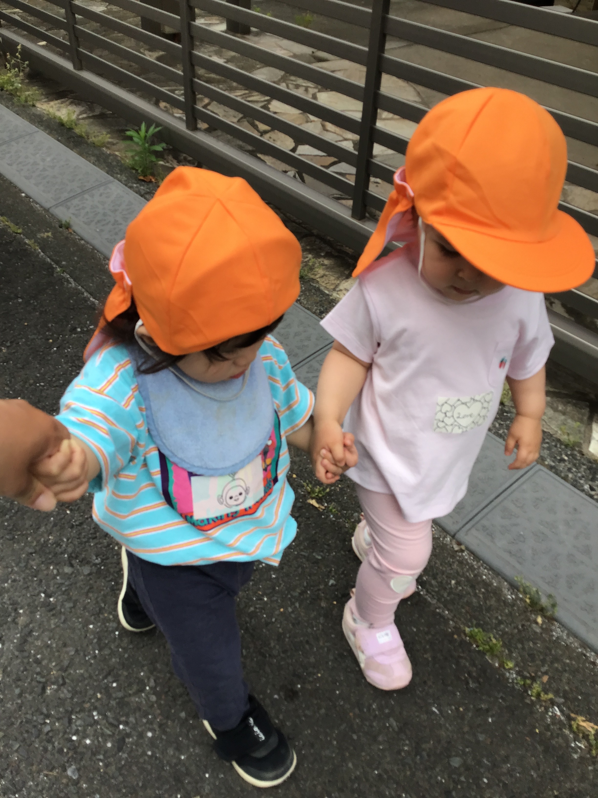 1歳ほし2組の外遊び