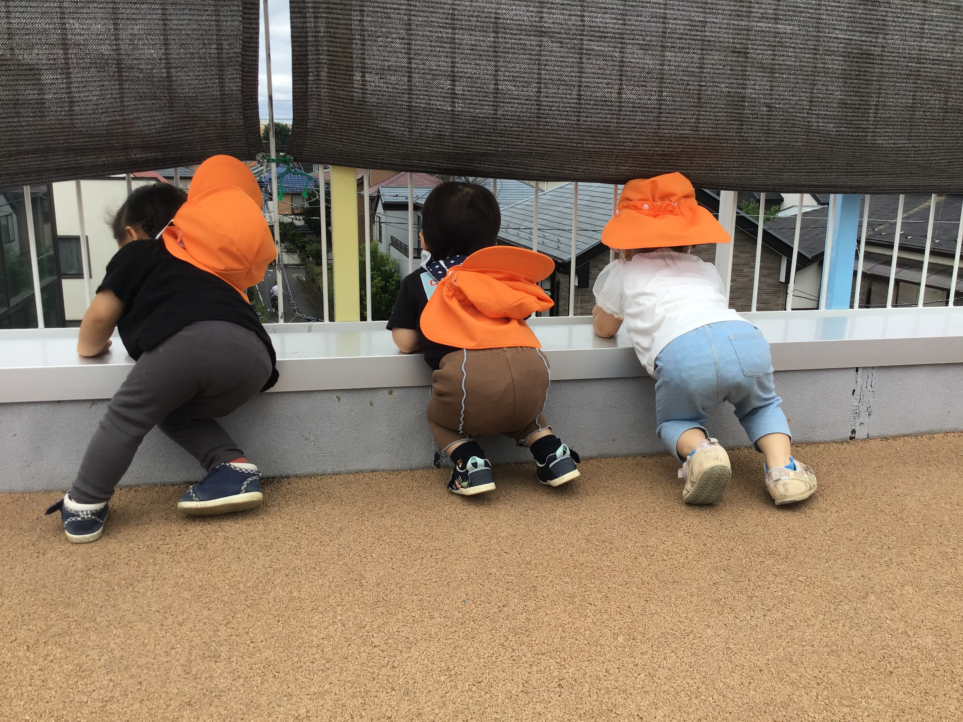ほし1組　屋上遊び
